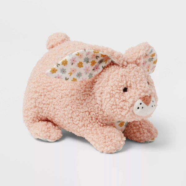 Kids Mini Figural Pillow Bunny Pink