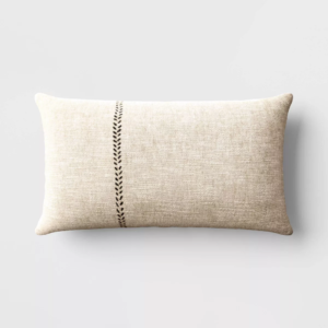 Oversized Stitched Lumbar Pillow