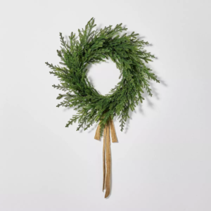 Pine Christmas Wreath with Ribbon - Threshold™
