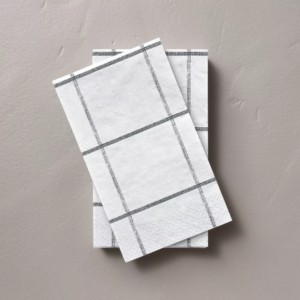 Grid Lines Paper Hand Towels