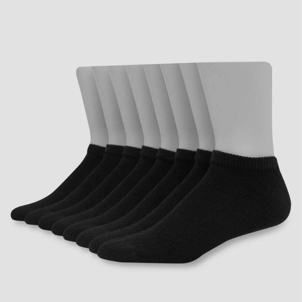 Hanes Red Label Mens 8pk Low Cut Socks With FreshIQ