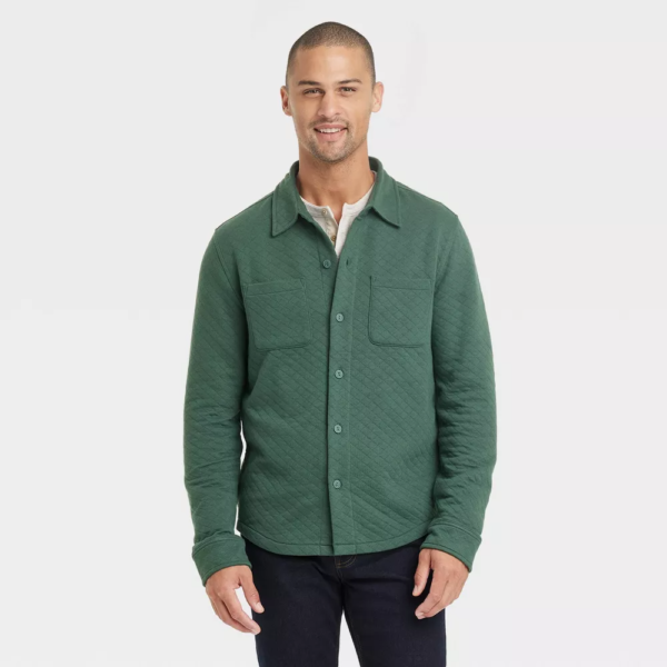 Mens Knit Shirt Jacket - Goodfellow Co™