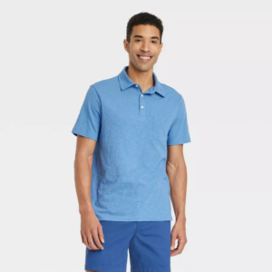 Mens Regular Fit Short Sleeve Polo Shirt - Goodfellow Co™
