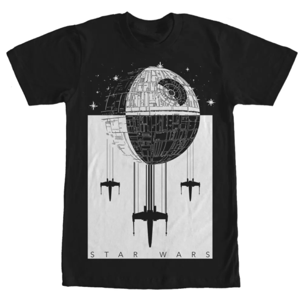 Mens Star Wars Death Star Battle T-Shirt