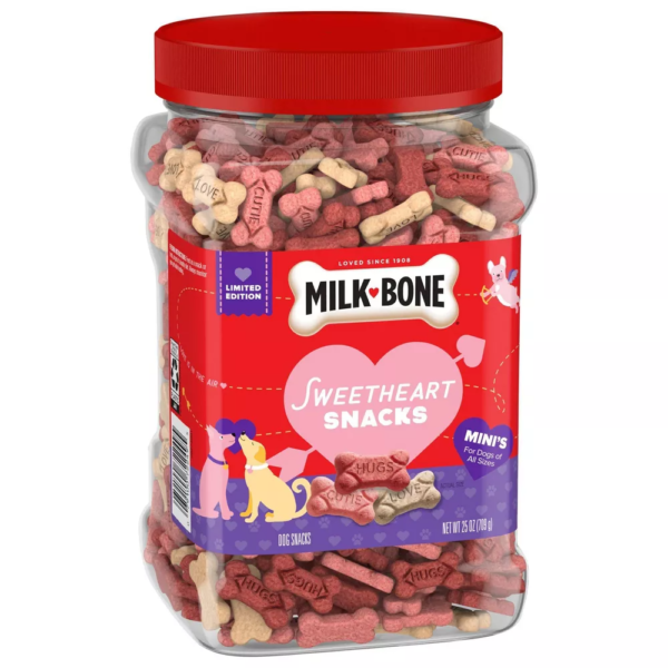 Milk-Bone Sweetheart Snacks Dog 25oz