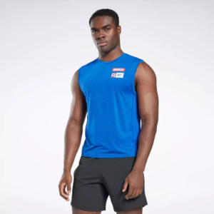 Reebok ACTIVCHILL Sleeveless T-Shirt Mens Athletic Tank Tops