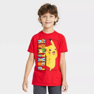 Boys Pokémon Graphic T-Shirt - Red