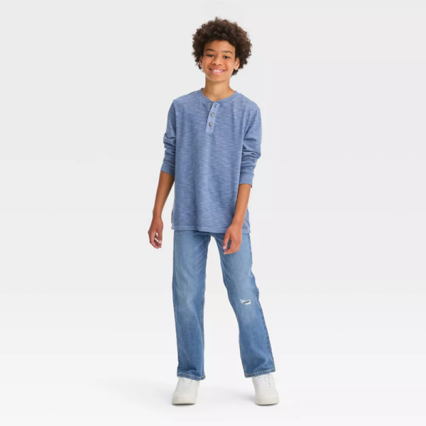 Boys Relaxed Straight Jeans - art class™