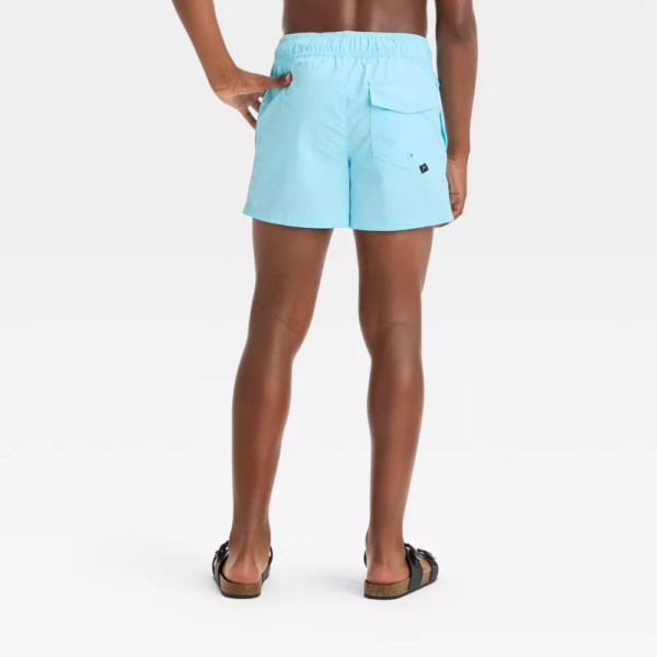 Boys Solid Swim Shorts - art class™ Blue