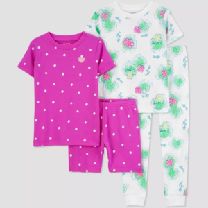 Carters Just One You®️ Toddler Girls 4pc Pajama Set