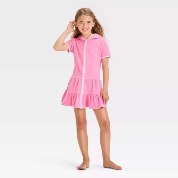 Girls Solid Terry Cover Up Dress - Cat Jack™
