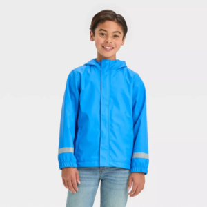 Kids Solid Rain Coat - Cat Jack™ Blue