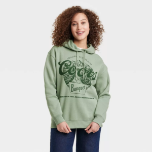 Womens Coors Graphic Hoodie - Green