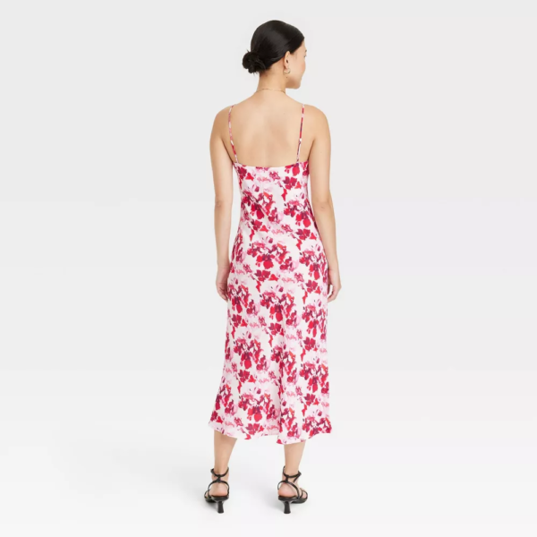 Womens Crepe Midi Slip Dress - A New Day™