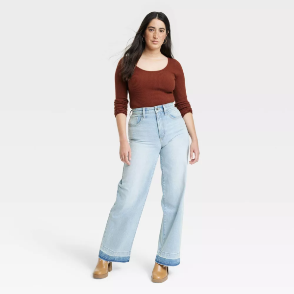 Womens High-Rise Wide Leg Jeans - Universal Thread™